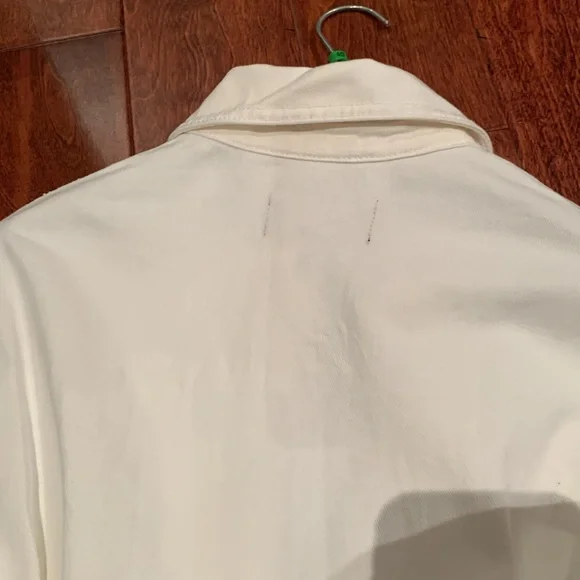 NWT Karen Millen Asymmetrical denim white dress - Picture 11 of 13